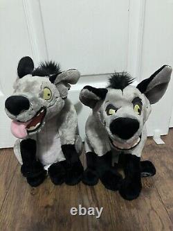 Disney Store 15 Banzai Ed Hyenas Peluche Le Roi Lion Jouet Ensemble RARE