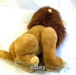 Disney Store 32 Jumbo Simba Grand The Stuffed Roi Lion Mufasa Peluche Rare