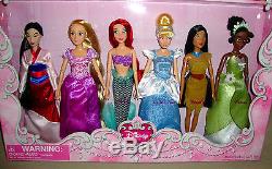 Disney Store Collection De 12 Poupilles Classic Princessic Avec 11 Dolls- Ariel, Cinderella +