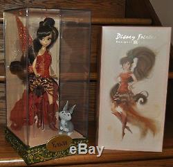 Disney Store Fairies Collection Designer Le Fawn Fairy Doll & Bunny 11 Pouces Nouveau