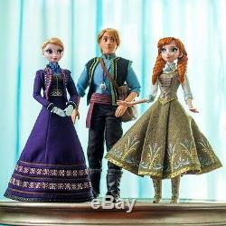 Disney Store Frozen Elsa Edition Limitée 5000 Collector 17 Poupée Mauve Nouveau
