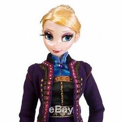 Disney Store Frozen Elsa Edition Limitée 5000 Collector 17 Poupée Mauve Nouveau