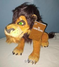 Disney Store Japon Ensemble de Peluches Le Roi Lion Grand 10 SCAR, ED et ZAZU Méchants