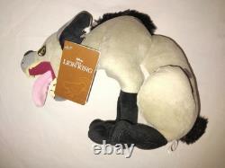 Disney Store Japon Ensemble de Peluches Le Roi Lion Grand 10 SCAR, ED et ZAZU Méchants