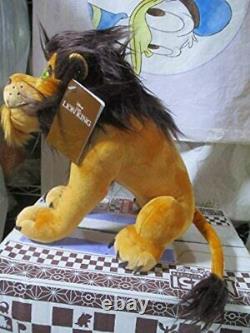 Disney Store Japon Le Roi Lion Scar Big Plush Doll Villans H27cm(10.62in) Nouveau