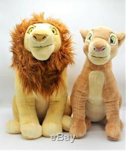 Disney Store Le Roi Lion Adult Simba Et Nala En Peluche Set 18 Pouces Grand