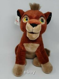 Disney Store Le Roi Lion Assis Kovu Rare Simba Jouet En Peluche Nouvelle Étiquette 17