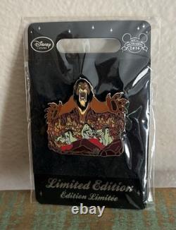 Disney Store Le Roi Lion Scar & Hyènes Édition Limitée Pin ! 2016 ! Rare