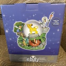 Disney Store Le Roi Lion et ses amis boule à neige musicale neuve