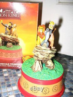 Disney Store Lion King Musical Revolving Figure Simba Brand New Very Rare Enesco