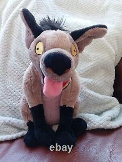 Disney Store Rare Stamped Vilains Ed Hyena Peluche Douce Teddy Câlin