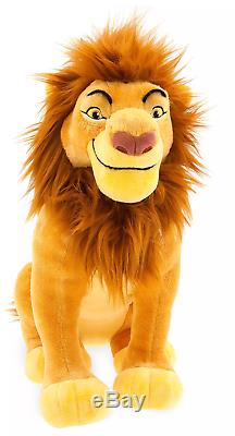 Disney Store Roi Lion Mufasa Scar Simba Pumbaa Complete Grand 7 Peluche Régl.nouv