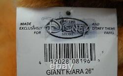 Disney Store Theme Parks Giant Kiara 26 En Peluche Farcie Lion King Simba's Pride