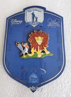 Disney Store jeune Simba ? Zazu 110e héritage Le Roi Lion ? Le 250 pin livraison gratuite