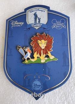 Disney Store jeune Simba ? Zazu 110e héritage Le Roi Lion ? Le 250 pin livraison gratuite