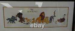 Disney The Lion King Animation Cel Sericel Image Encadrée Edition Limitée 500