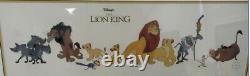 Disney The Lion King Animation Cel Sericel Image Encadrée Edition Limitée 500