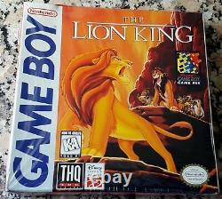 Disney The Lion King Brand New Mega Rare Nintendo Gameboy 1989 Fabriqué Au Japon $$