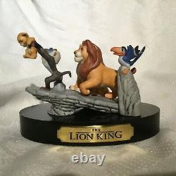 Disney The Lion King Simba Pride Rock The New Prince Ceramic Figurines Statue
