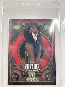 Disney Topps Chrome Scar Vilains /5