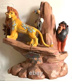 Disney Traditions Jim Shore 2024 Le Roi Lion 30e Figurine Sculptée par Cœur 6014329