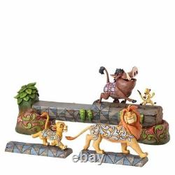 Disney Traditions Le Roi Lion Sans Soins Camaraderie Collectors Figurine