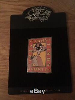 Disney Ventes Aux Enchères Le Roi Lion Timon Le 100 Jumbo Pin Rare Htf