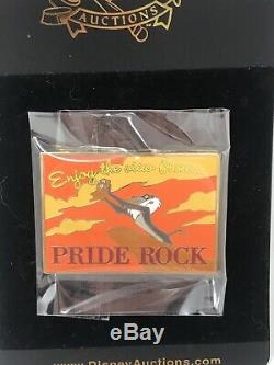 Disney Ventes Aux Enchères Rafiki Pride Rock Carte Postale Le 100 Pin Le Roi Lion