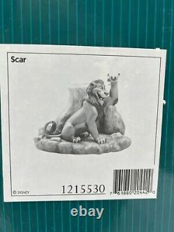 Disney Wdcc Le Lion King Scar Life N'est Pas Juste, Est-ce Figurine Avec Box & Coa