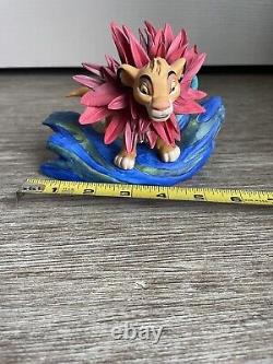 Disney Wdcc Le Roi Lion Simba Petit Roi Grande Statue Rugissement Le 303 Sur 1500