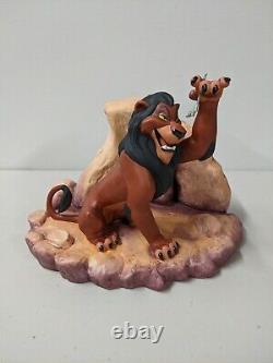Disney Wdcc Lion King Scar Life N'est Pas Juste, Est-ce Figurine