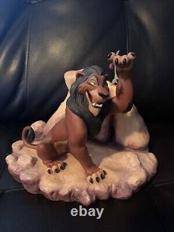 Disney Wdcc Villains Le Roi Lion Scar La Vie N'est Pas Juste Est-ce Nib Box & Coa