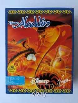 Disney's Aladdin IBM PC 3.5 Big Box Complet + La Démo du Roi Lion Rare Collectionneur