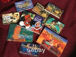 Disney's Beauty And The Beast, Aladin, Lion King Carte Postale & Flip Books Lot