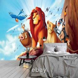 Disney's Lion King Mural Plein Mur Photo Fond D'écran Impression 3d Decor Kid Accueil