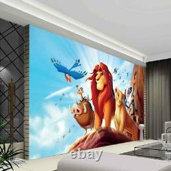 Disney's Lion King Mural Plein Mur Photo Fond D'écran Impression 3d Decor Kid Accueil