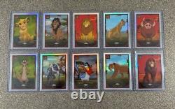 Disney topps chrome / Ensemble du 30e anniversaire du Roi Lion