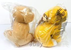 Disney vintage Le Roi Lion peluche Sweetheart embrassant Simba et Nala neuve