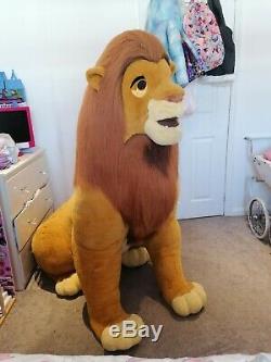 Douglas 5ft Taille Vie Simba Le Roi Lion Disney Peluche