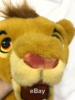 Douglas Cuddle Simba Toys Grand 30 Disney Le Roi Lion En Peluche Rare 1994
