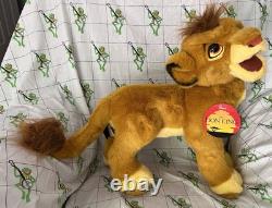 Douglas Cuddle Toys Simba Grand 30 Disney Le Roi Lion Peluche Avec Étiquette 1994