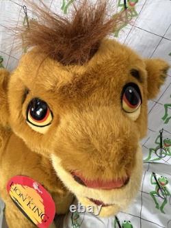 Douglas Cuddle Toys Simba Grand 30 Disney Le Roi Lion Peluche Avec Étiquette 1994