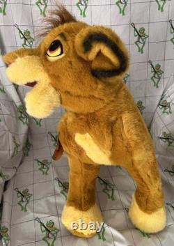 Douglas Cuddle Toys Simba Grand 30 Disney Le Roi Lion Peluche Avec Étiquette 1994