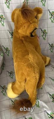 Douglas Cuddle Toys Simba Grand 30 Disney Le Roi Lion Peluche Avec Étiquette 1994