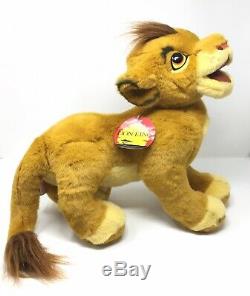 Douglas Cuddle Toys Simba Grand 30 Vintage Roi Lion Peluche Rare Avec Tag