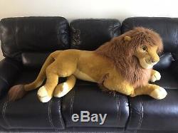 Douglas Lion King Simba En Peluche Disney Énorme Jumbo Mufasa 1994 Nestle 5 Ft