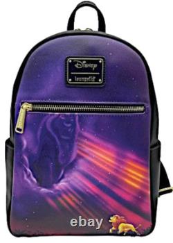 EXCLUSIF Loungefly Disney Le Roi Lion Mufasa Souviens-toi de qui tu es Sac à dos NWT