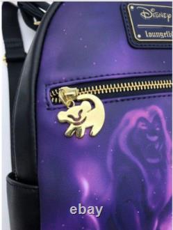 EXCLUSIF Loungefly Disney Le Roi Lion Mufasa Souviens-toi de qui tu es Sac à dos NWT