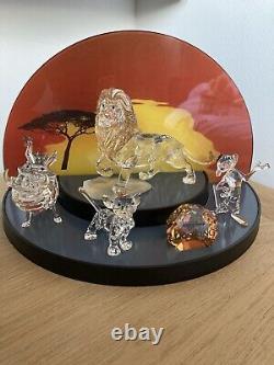 Ensemble Complet Swarovski Disney Le Roi Lion, avec Emballage Original