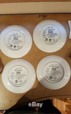 Ensemble De 12 Assiettes De Collectionneur Du Roi Lion Complete Disney Bradford Exchange Avec Coa